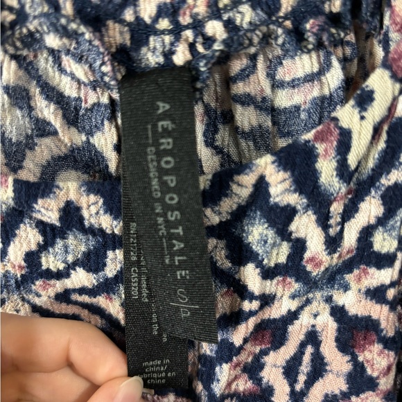 AEROPOSTALE | Colorful Patterned Halter Tank Top - Picture 4 of 4